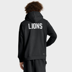 Detroit Lions Sideline Standard Issue Alt 2 Dri-FIT Hoodie - Black Hoodies