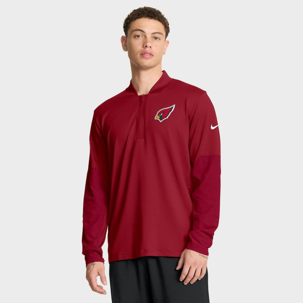 Arizona Cardinals Sideline Dri-FIT Half-Zip Pullover - Cardinal Pullover