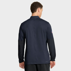 Chicago Bears Sideline Dri-FIT Half-Zip Pullover - Navy Pullover
