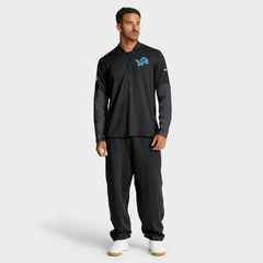 Detroit Lions Sideline Dri-FIT Half-Zip Pullover - Black Pullover