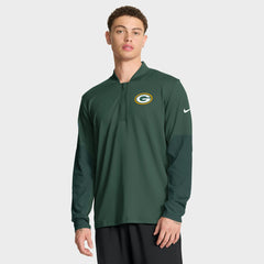 Green Bay Packers Sideline Dri-FIT Half-Zip Pullover - Green Pullover