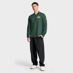 Green Bay Packers Sideline Dri-FIT Half-Zip Pullover - Green Pullover