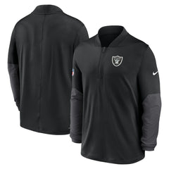 Las Vegas Raiders Sideline Dri-FIT Half-Zip Pullover - Black Pullover