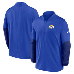 Los Angeles Rams Sideline Dri-FIT Half-Zip Pullover - Royal Pullover