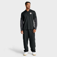 Pittsburgh Steelers Sideline Dri-FIT Half-Zip Pullover - Black Pullover