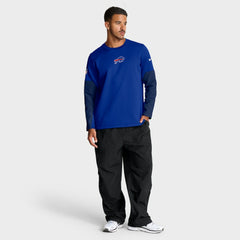 Buffalo Bills Sideline Coach Therma-FIT Long Sleeve T-Shirt - Royal T-shirts