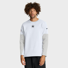 Dallas Cowboys Sideline Coach Therma-FIT Long Sleeve T-Shirt - White T-shirts