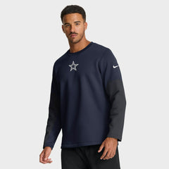 Dallas Cowboys Sideline Coach Therma-FIT Long Sleeve T-Shirt - Navy T-shirts