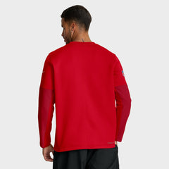 Kansas City Chiefs Sideline Coach Therma-FIT Long Sleeve T-Shirt - Red T-shirts