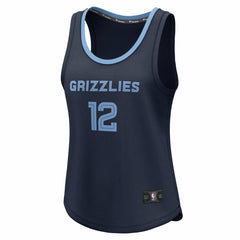 Ja Morant Memphis Grizzlies Women's Fast Break Player Jersey Icon Edition Navy - Fanatics