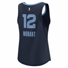 Ja Morant Memphis Grizzlies Women's Fast Break Player Jersey Icon Edition Navy - Fanatics