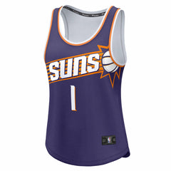 Devin Booker Phoenix Suns Women's Fast Break Player Jersey Icon Edition Purple - Fanatics