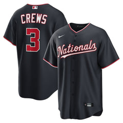 Dylan Crews Washington Nationals Nike Alternate Replica Jersey - Navy Jerseys
