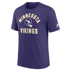 Minnesota Vikings Favorable Timeline Tri-Blend T-Shirt - Purple T-shirts
