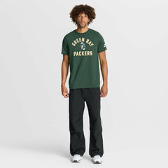 Green Bay Packers Favorable Timeline Tri-Blend T-Shirt - Green T-shirts