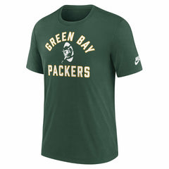Green Bay Packers Favorable Timeline Tri-Blend T-Shirt - Green T-shirts