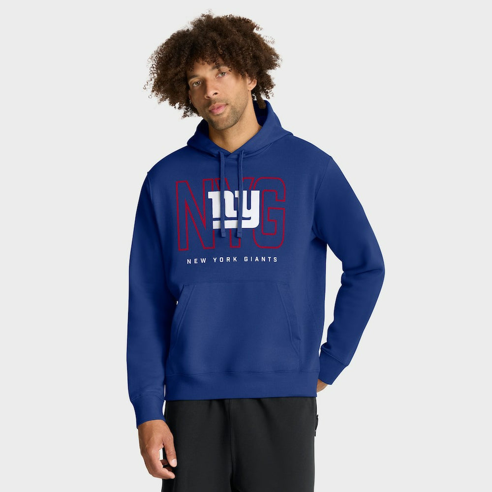 New York Giants Busted Play Club Fleece Pullover Hoodie - Royal Hoodies