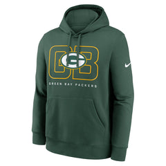 Green Bay Packers Busted Play Club Fleece Pullover Hoodie - Green Hoodies