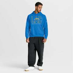 Los Angeles Chargers Busted Play Club Fleece Pullover Hoodie - Powder Blue Hoodies