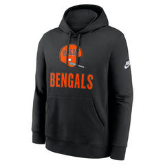 Cincinnati Bengals Best Season Rewind Club Pullover Hoodie - Black Hoodies