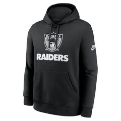 Las Vegas Raiders Best Season Rewind Club Pullover Hoodie - Black Hoodies