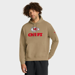 Kansas City Chiefs Best Season Rewind Club Pullover Hoodie - Tan Hoodies