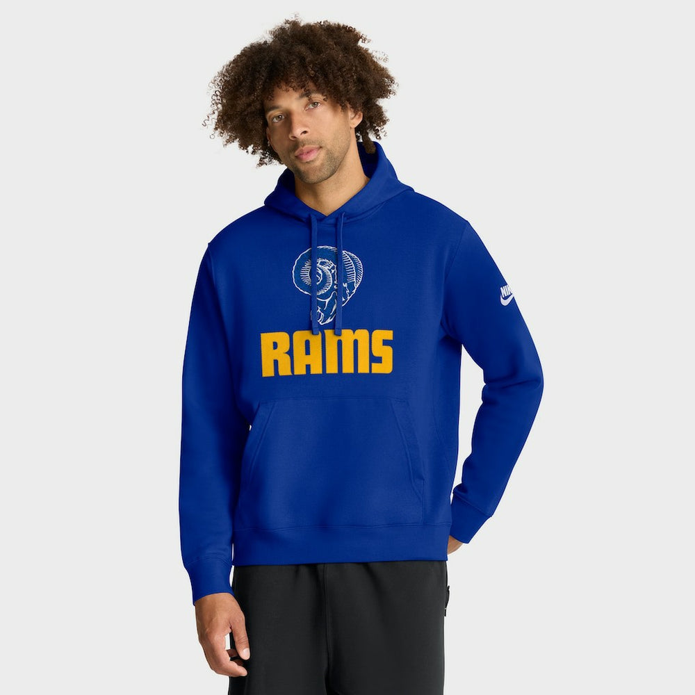 Los Angeles Rams Best Season Rewind Club Pullover Hoodie - Royal Hoodies