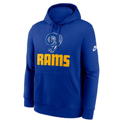 Los Angeles Rams Best Season Rewind Club Pullover Hoodie - Royal Hoodies