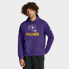 Minnesota Vikings Best Season Rewind Club Pullover Hoodie - Purple Hoodies