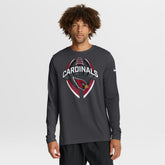 Arizona Cardinals Primetime Legend Icon Performance Long Sleeve T-Shirt - Anthracite T-shirts