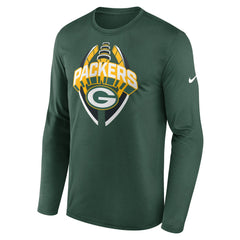 Green Bay Packers Primetime Legend Icon Performance Long Sleeve T-Shirt - Green T-shirts