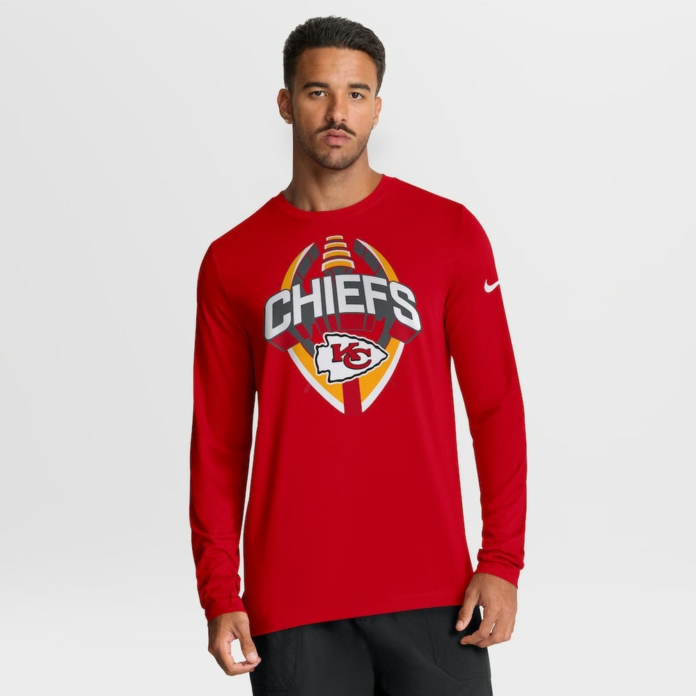 Kansas City Chiefs Primetime Legend Icon Performance Long Sleeve T-Shirt - Red T-shirts