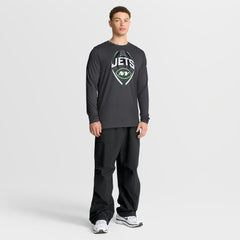 New York Jets Primetime Legend Icon Performance Long Sleeve T-Shirt - Anthracite T-shirts