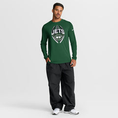 New York Jets Primetime Legend Icon Performance Long Sleeve T-Shirt - Green T-shirts
