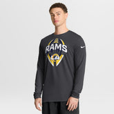 Los Angeles Rams Primetime Legend Icon Performance Long Sleeve T-Shirt - Anthracite T-shirts
