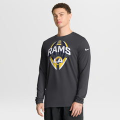 Los Angeles Rams Primetime Legend Icon Performance Long Sleeve T-Shirt - Anthracite T-shirts