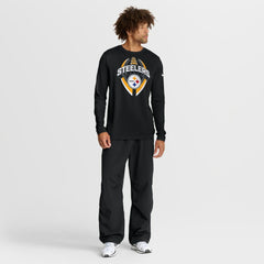 Pittsburgh Steelers Primetime Legend Icon Performance Long Sleeve T-Shirt - Black T-shirts