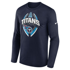 Tennessee Titans Primetime Legend Icon Performance Long Sleeve T-Shirt - Navy T-shirts