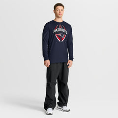 New England Patriots Primetime Legend Icon Performance Long Sleeve T-Shirt - Navy T-shirts