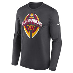 Washington Commanders Primetime Legend Icon Performance Long Sleeve T-Shirt - Anthracite T-shirts