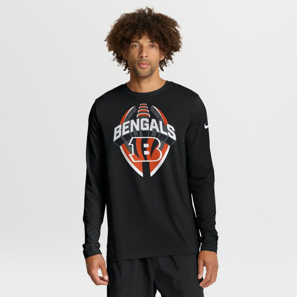 Cincinnati Bengals Primetime Legend Icon Performance Long Sleeve T-Shirt - Black T-shirts