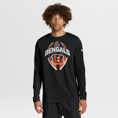 Cincinnati Bengals Primetime Legend Icon Performance Long Sleeve T-Shirt - Black T-shirts
