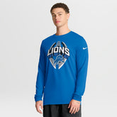 Detroit Lions Primetime Legend Icon Performance Long Sleeve T-Shirt - Blue T-shirts