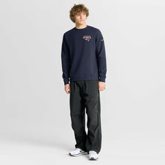 New England Patriots Primetime Club Fleece Pullover Sweatshirt - Navy Pullover