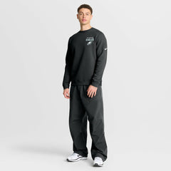 Philadelphia Eagles Primetime Club Fleece Pullover Sweatshirt - Black Pullover