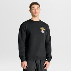Pittsburgh Steelers Primetime Club Fleece Pullover Sweatshirt - Black Pullover