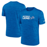Detroit Lions Big & Tall Primetime Reverse Play Velocity Performance T-Shirt - Blue T-shirts