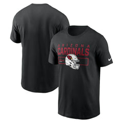 Arizona Cardinals Primetime Helmet Essential T-Shirt - Black T-shirts