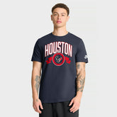 Houston Texans Rewind Front and Back Hit Essential T-Shirt - Navy T-shirts