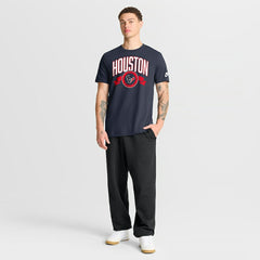 Houston Texans Rewind Front and Back Hit Essential T-Shirt - Navy T-shirts